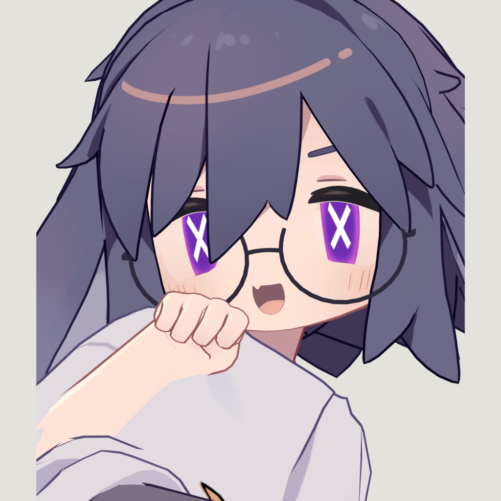 【複数対応】ばってんアイ【Eye texture】