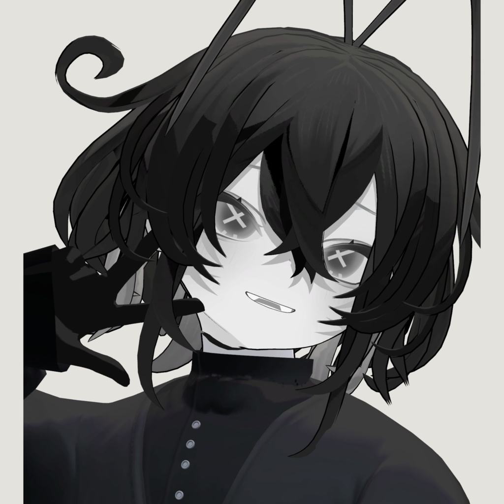 【複数対応】ばってんアイ【Eye texture】