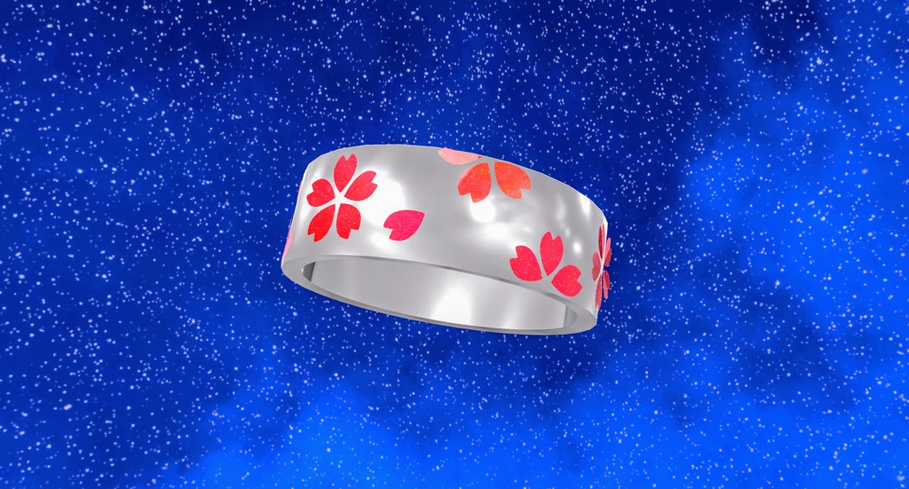 【3Dアクセサリー】千代桜