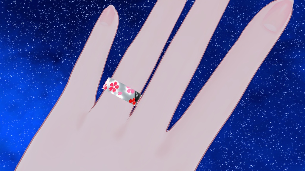 【3Dアクセサリー】千代桜