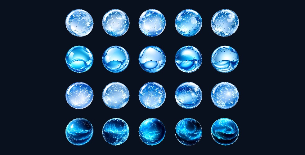 【無料あり】水&氷MatCapパック20種類詰め合わせ Vol.1 【商用利用可】