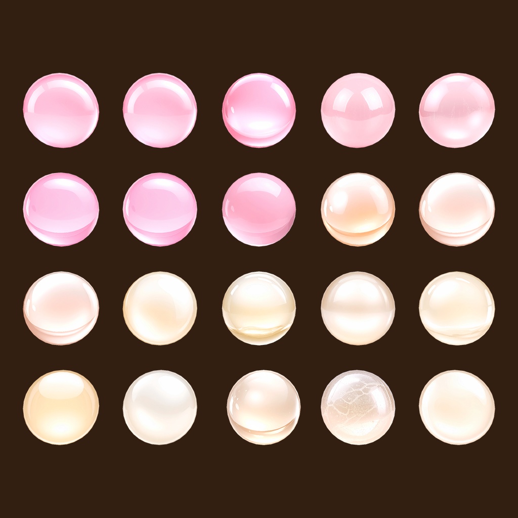 【無料あり】ぷるぷるツヤ感MatCapパック67種類詰め合わせ Vol.1 【商用利用可】