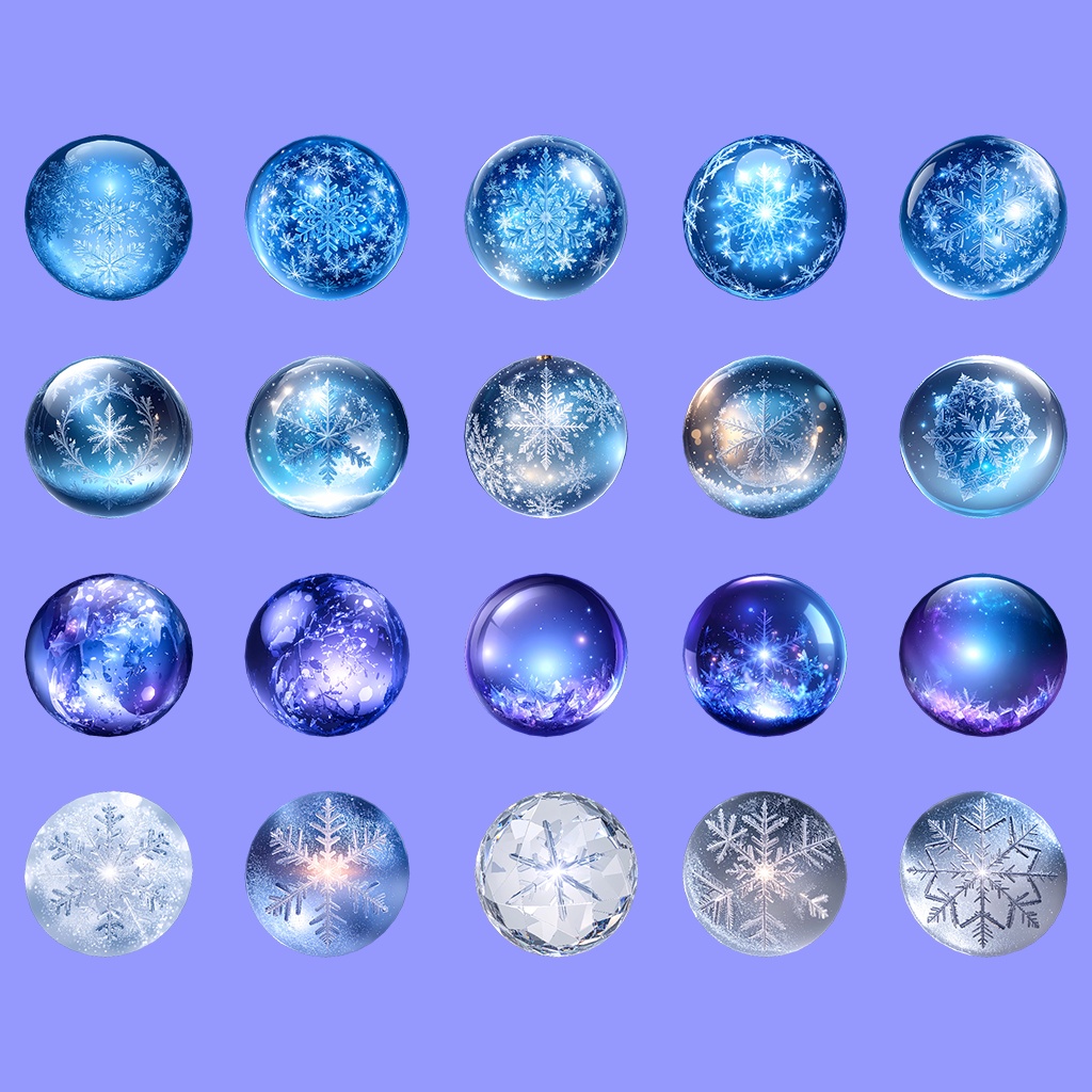 【無料あり】きらめく水&氷MatCapパック76種類詰め合わせ Vol.2【商用利用可】