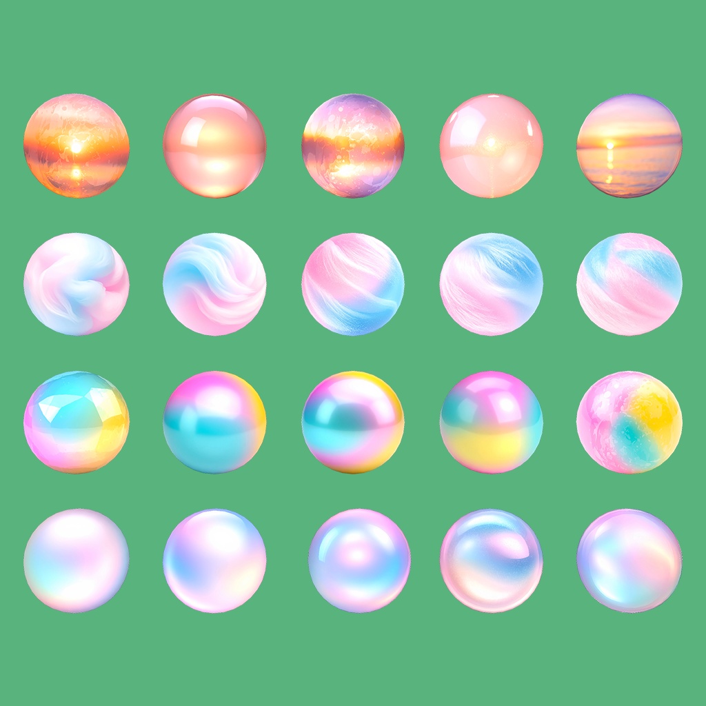 【無料あり】夢色MatCapパック64種類詰め合わせ Vol.2 【商用利用可】