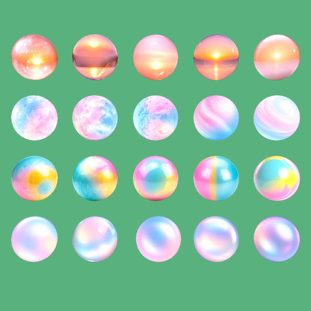 【無料あり】夢色MatCapパック64種類詰め合わせ Vol.2 【商用利用可】