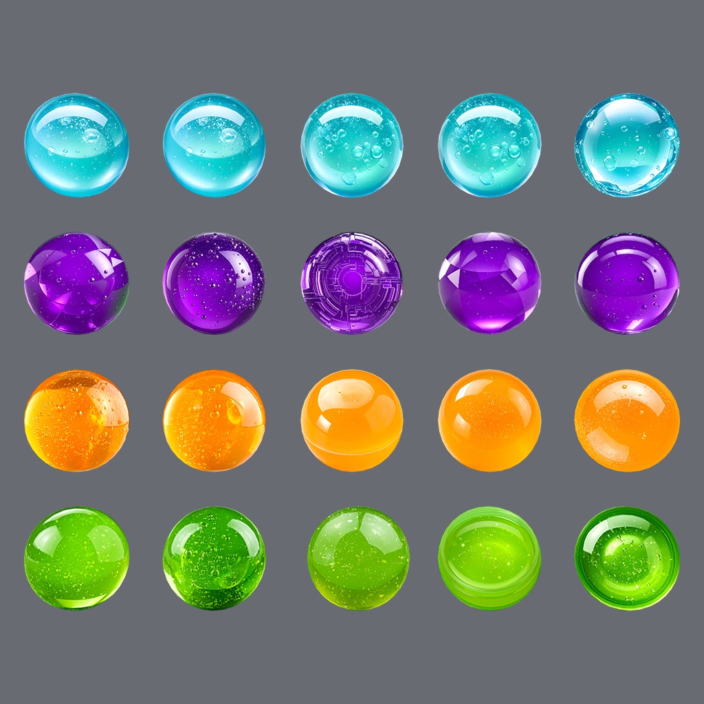 【無料あり】もっちり透明感MatCapパック64種類詰め合わせ Vol.1【商用利用可】