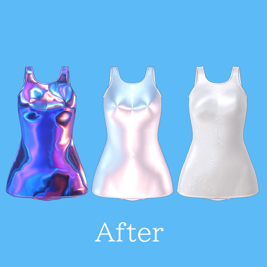 水着用MatCapパック 35種類詰め合わせ Vol.1 【商用利用可】