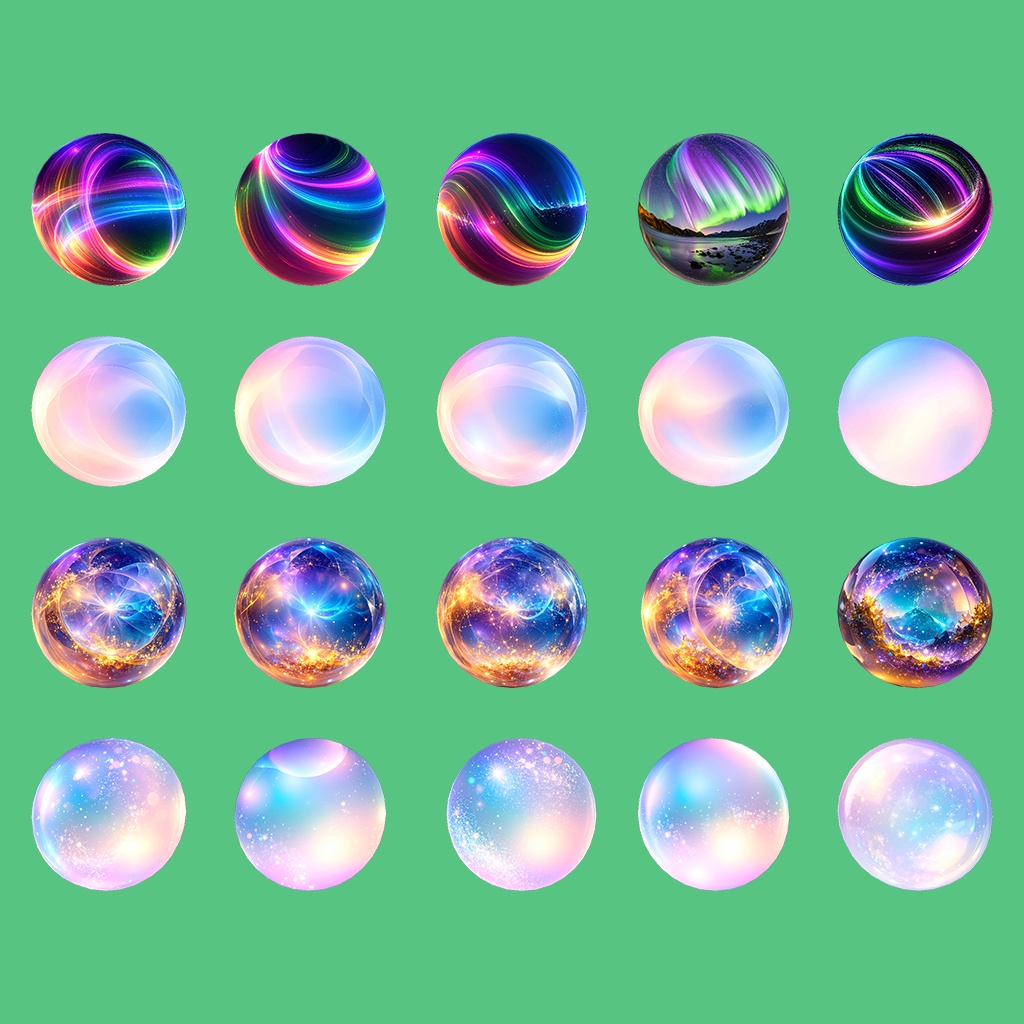 【無料あり】幻想的なMatCapパック64種類詰め合わせ Vol.1 【商用利用可】