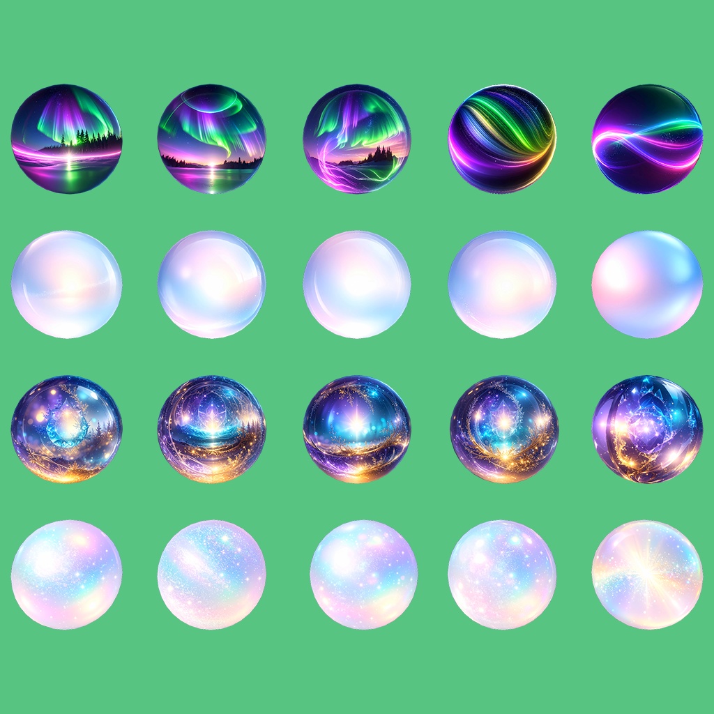 【無料あり】幻想的なMatCapパック64種類詰め合わせ Vol.1 【商用利用可】