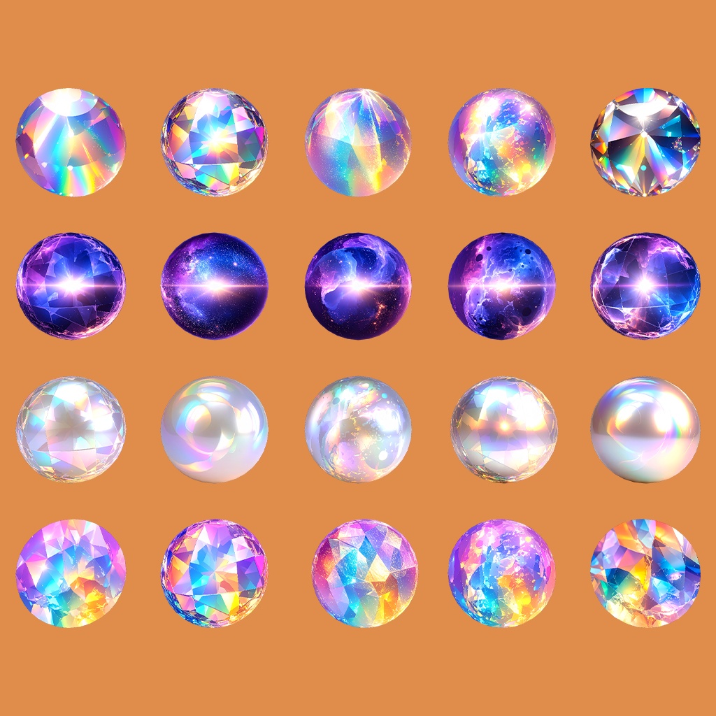 【無料あり】キラキラMatCapパック64種類詰め合わせ Vol.2 【商用利用可】