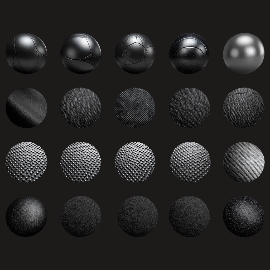 ゴム製質感MatCapパック56種類詰め合わせ Vol.1【商用利用可】