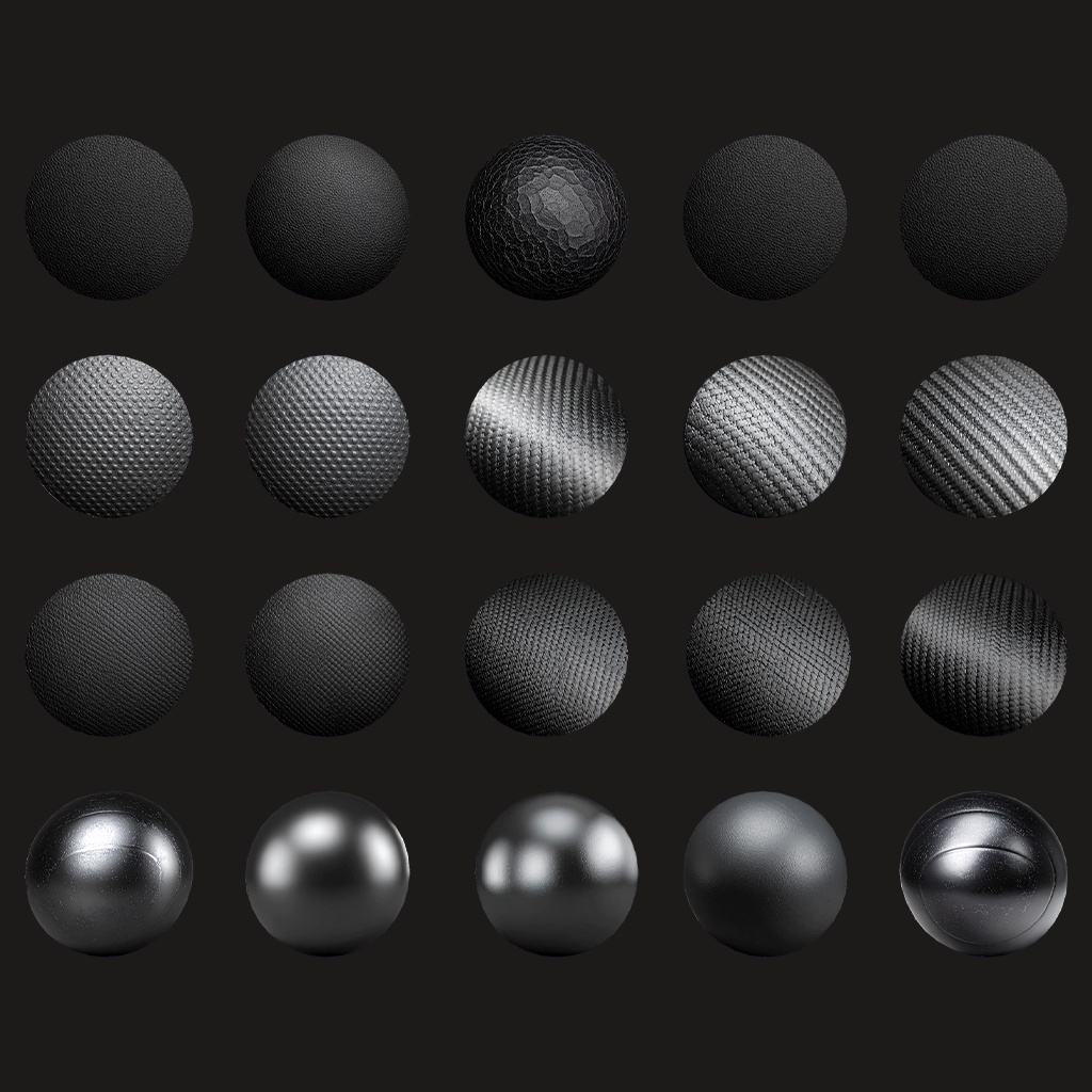 ゴム製質感MatCapパック56種類詰め合わせ Vol.1【商用利用可】
