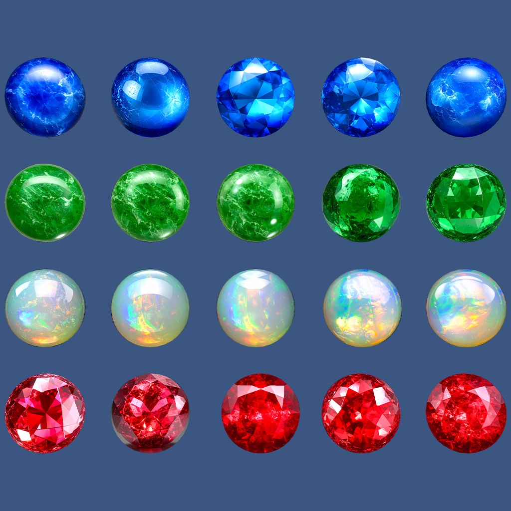 【期間限定無料あり】宝石質感MatCapパック64種類詰め合わせ Vol.3【商用利用可】