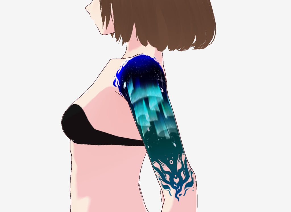 【Free DL】アームタトゥー【VRoid用テクスチャ】