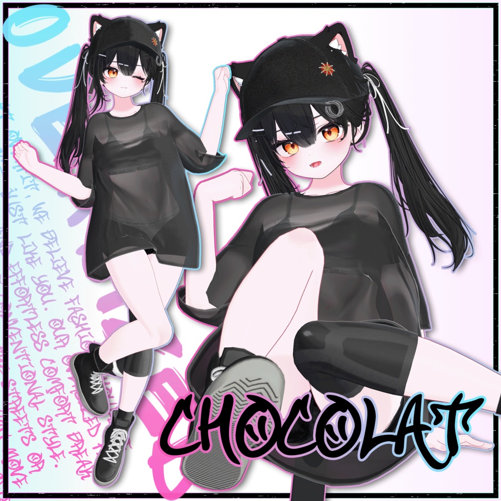 【10アバター対応】 - OVERFIT 【VRChat向け衣装モデル】