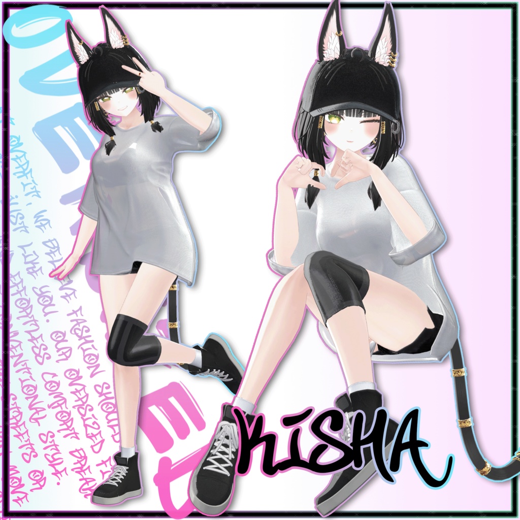 【10アバター対応】 - OVERFIT 【VRChat向け衣装モデル】