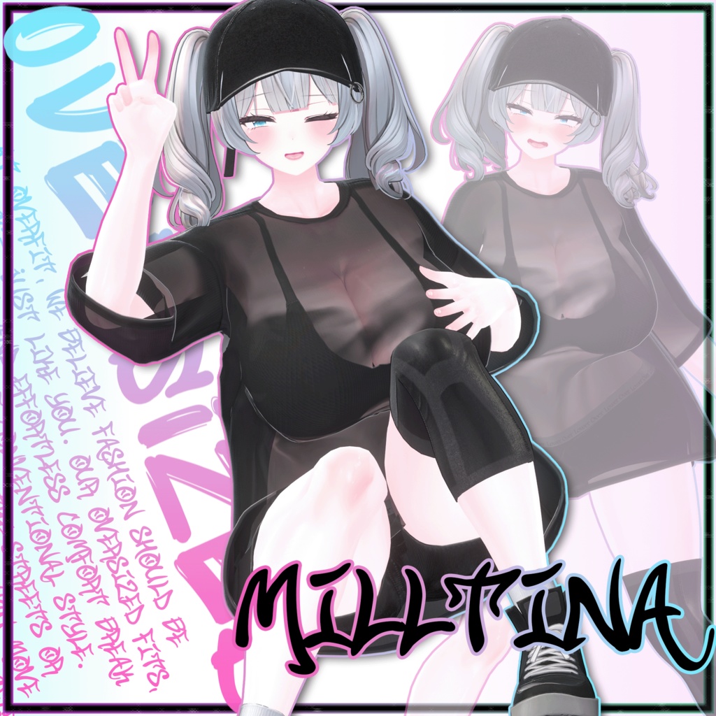 【10アバター対応】 - OVERFIT 【VRChat向け衣装モデル】