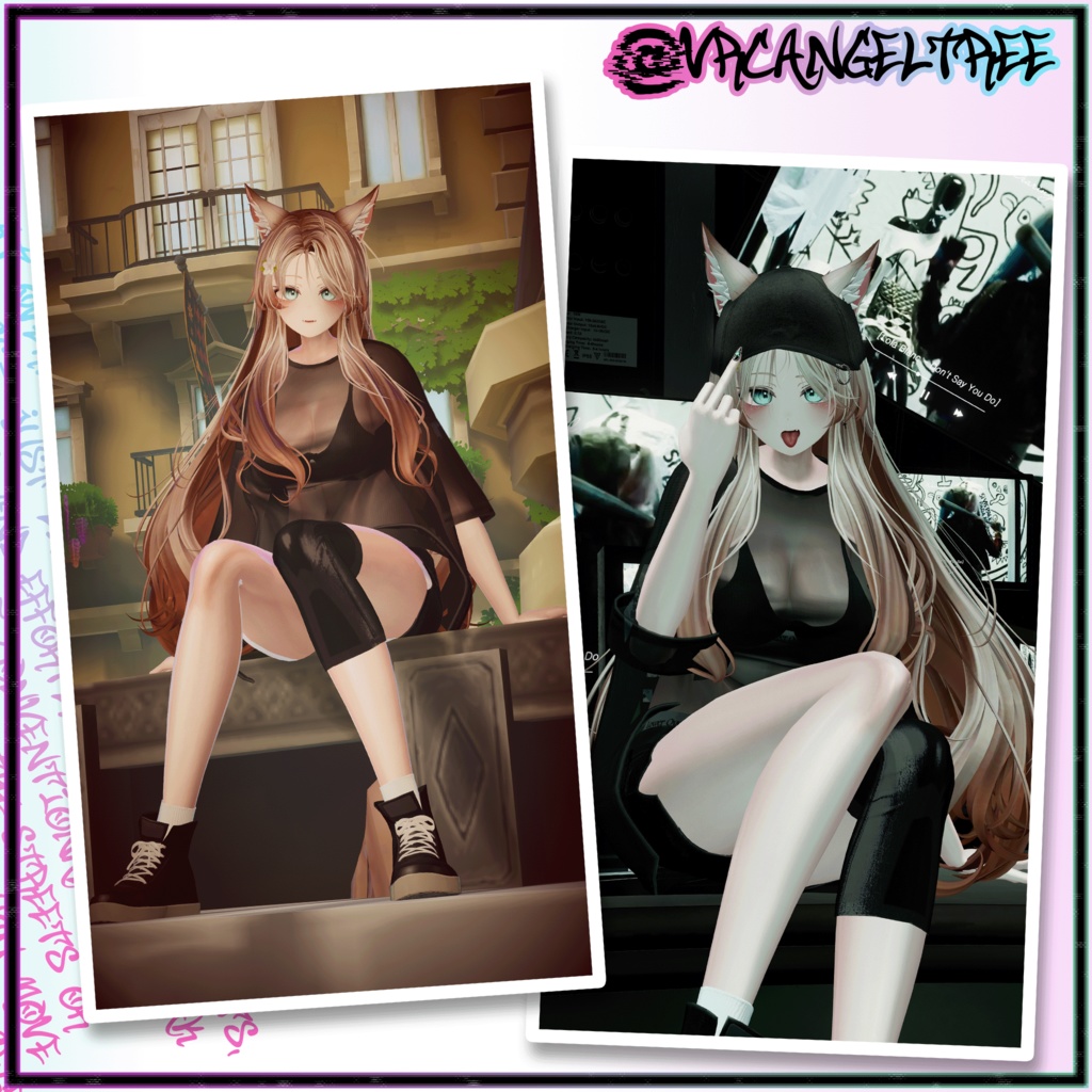 【10アバター対応】 - OVERFIT 【VRChat向け衣装モデル】