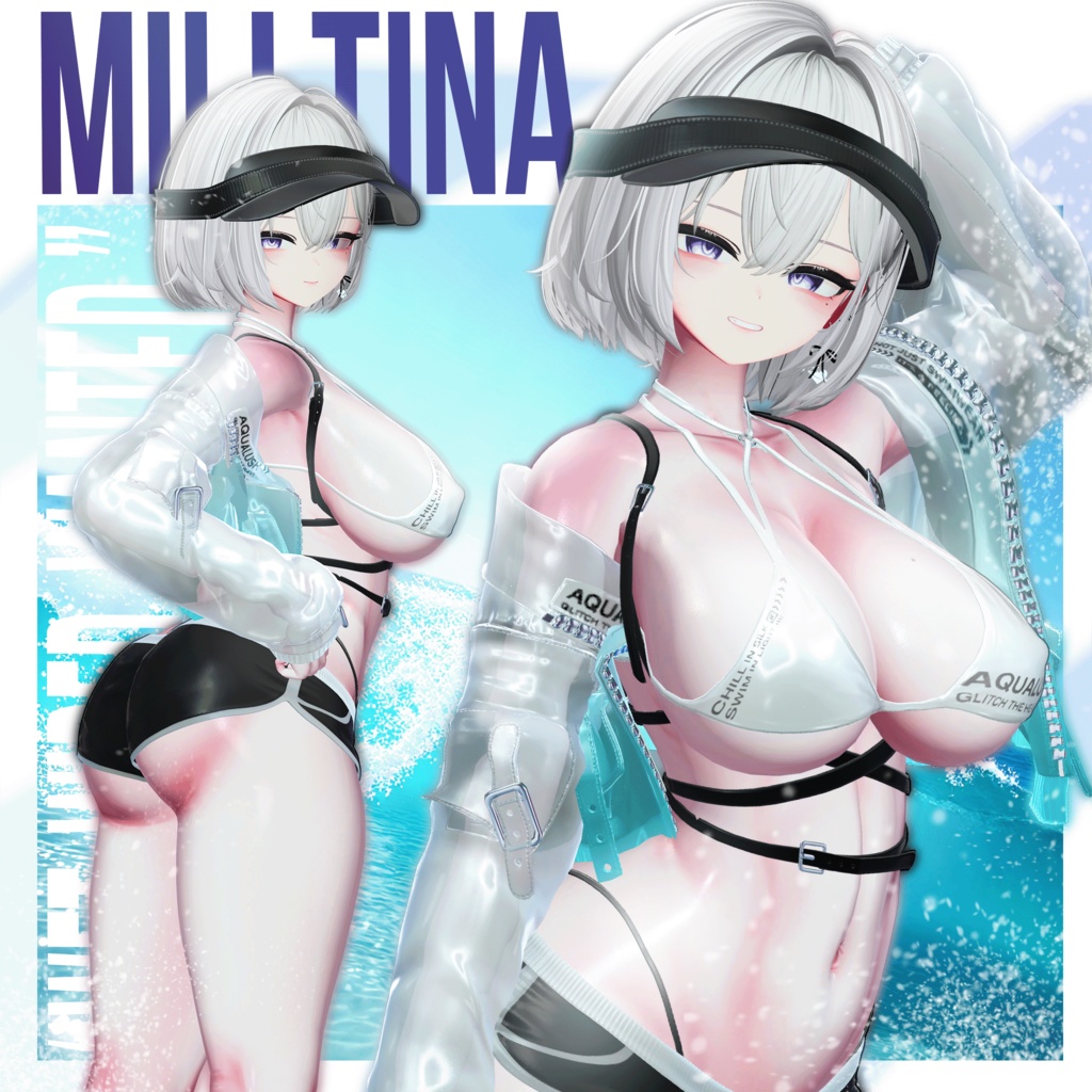 「イチゴ」対応追加!【9アバター対応】 Aqualush 【VRChat向け衣装モデル】