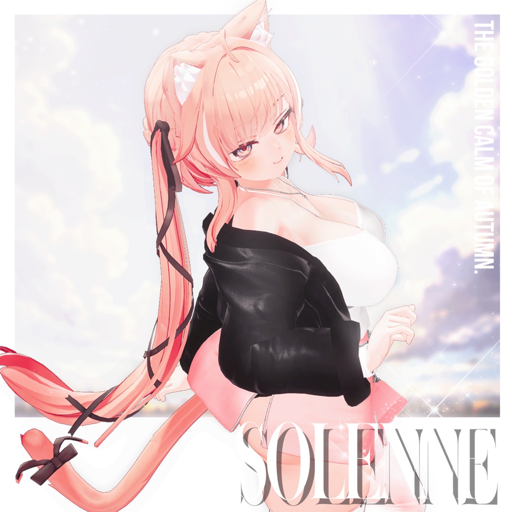 【10アバター対応】 Solenne 【VRChat向け衣装モデル】