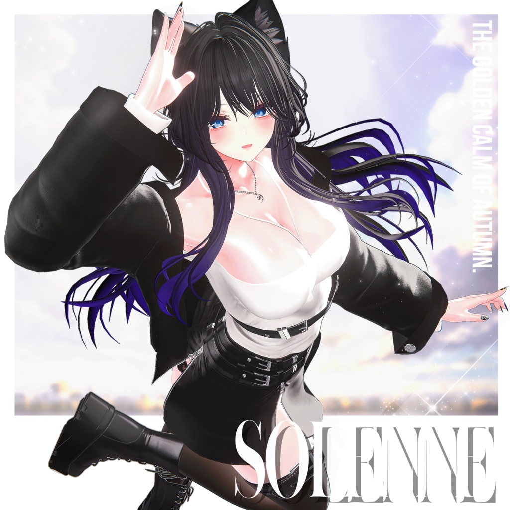 Sale! - 【10アバター対応】 Solenne 【VRChat向け衣装モデル】