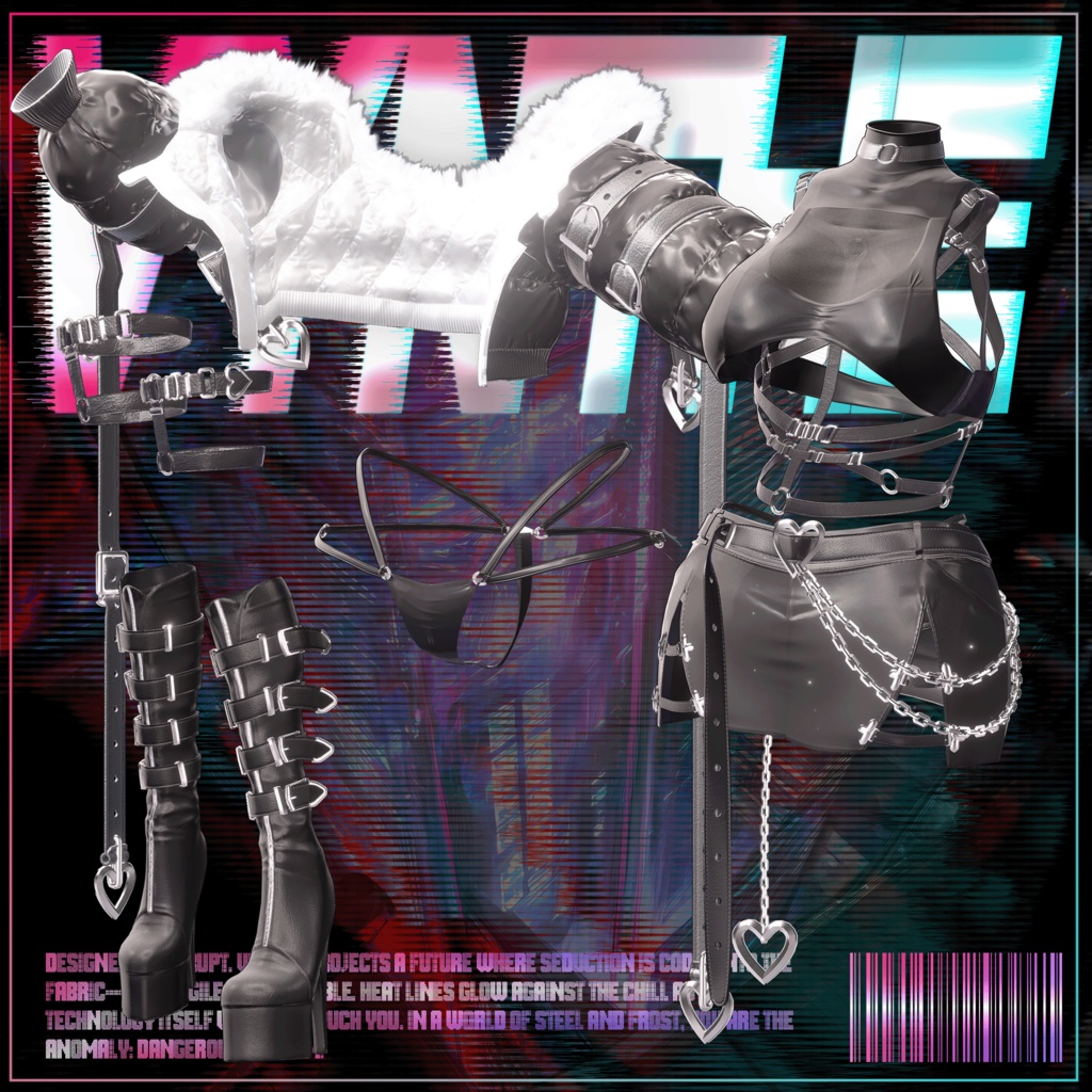 🎁BlackFriday Sale! 💖 - 【10アバター対応】 VYNTHE 【VRChat向け衣装モデル】