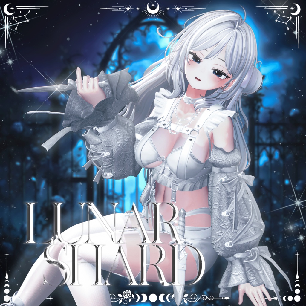 ✨Sale!✨ 【12アバター対応】Lunar Shard【VRChat向け衣装モデル】