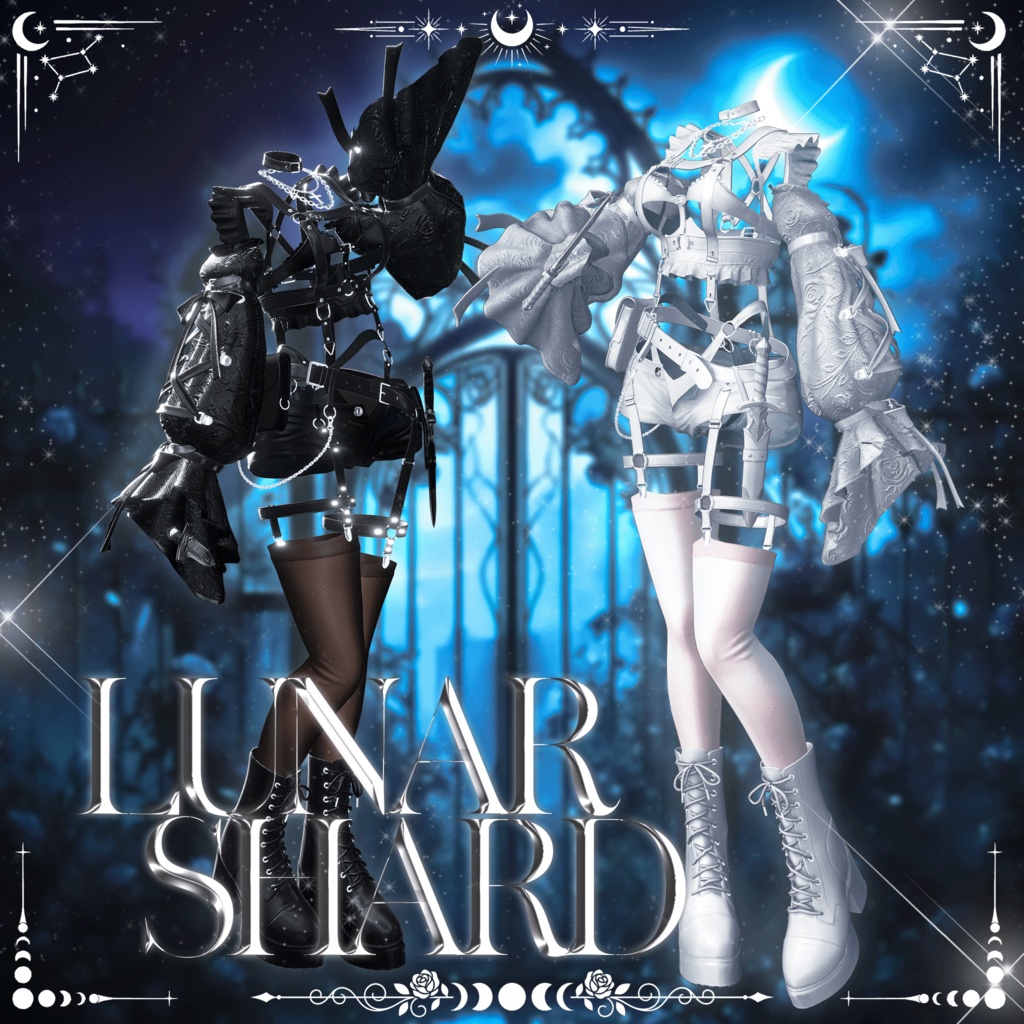 ✨Sale!✨ 【12アバター対応】Lunar Shard【VRChat向け衣装モデル】