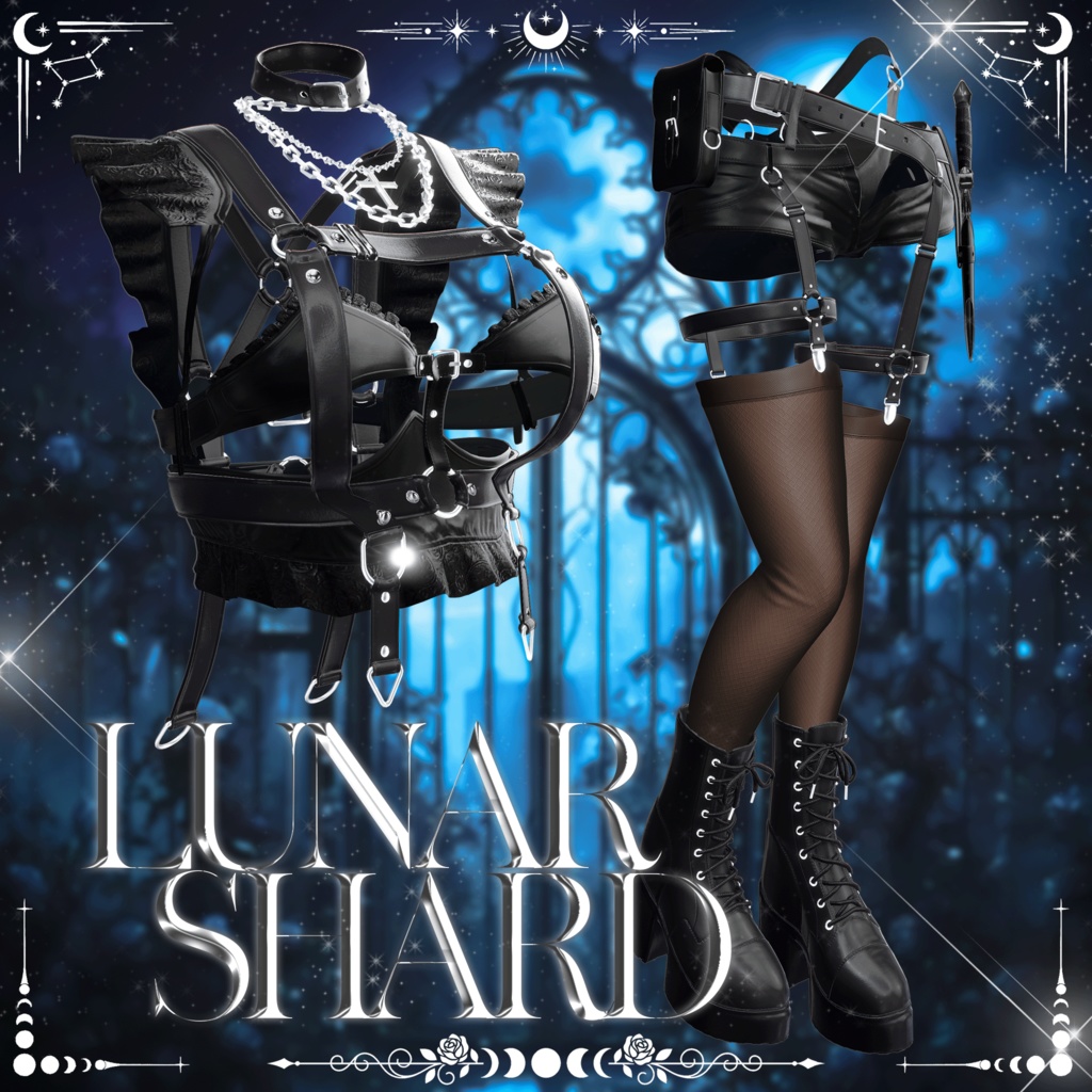 ✨Sale!✨ 【12アバター対応】Lunar Shard【VRChat向け衣装モデル】
