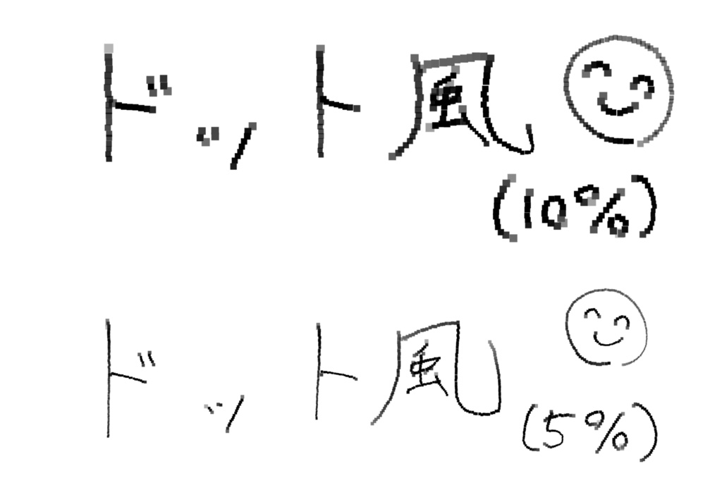 【Procreate用】ドット風ブラシ