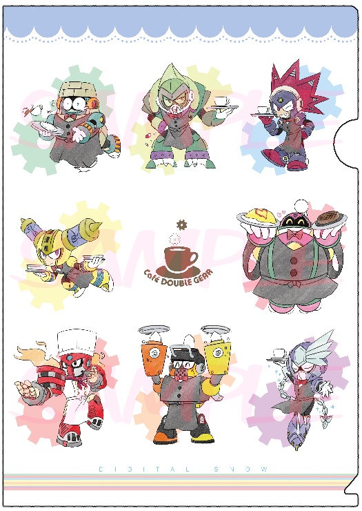 Cafe DOUBLE GEAR クリアファイル