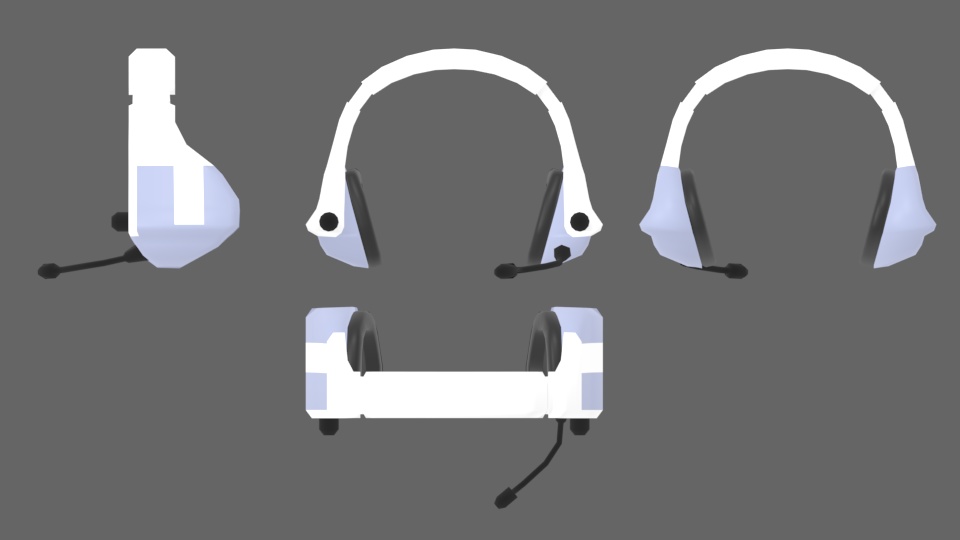 アバターアクセサリ タクティカルヘッドセット TACCOM II