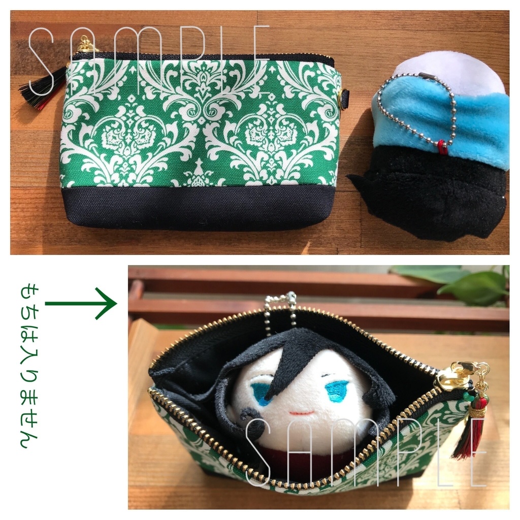 刀剣乱舞 生々しくないミニポーチ 江イメージ