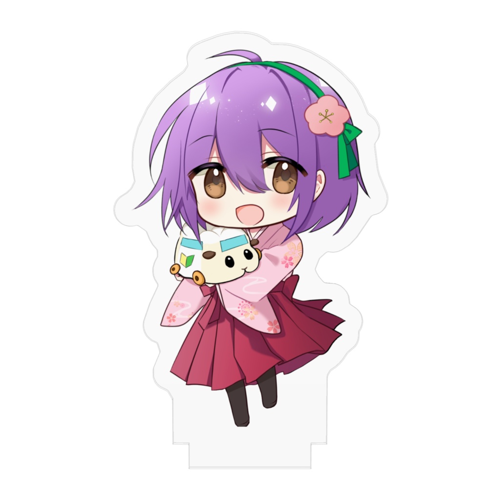 かっこうアクスタ(アビーちゃんと一緒)