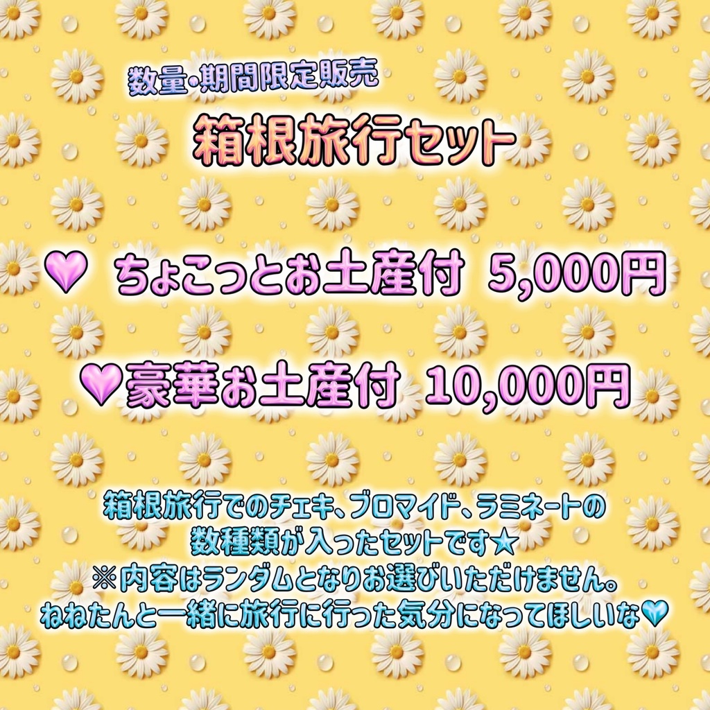 💞箱根旅行セット💞