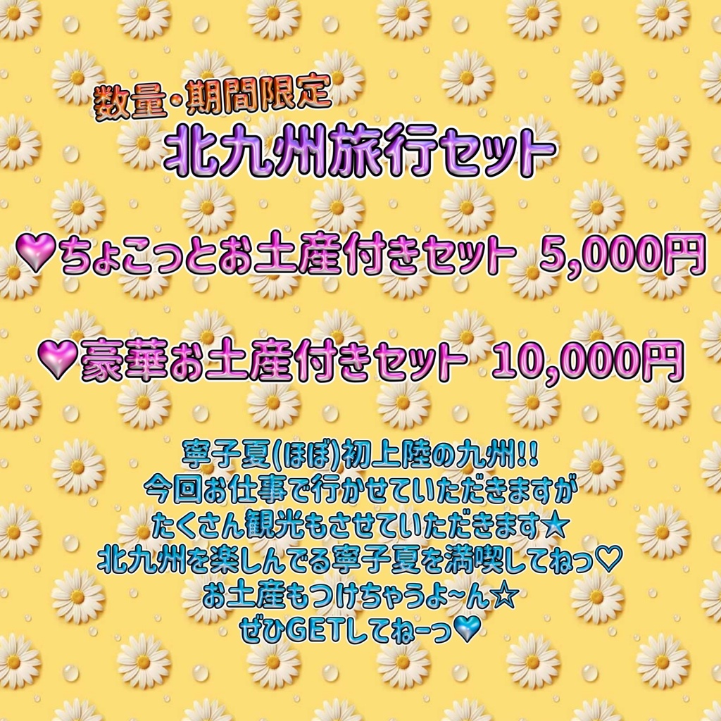【数量•期間限定】九州旅行旅行セット💞