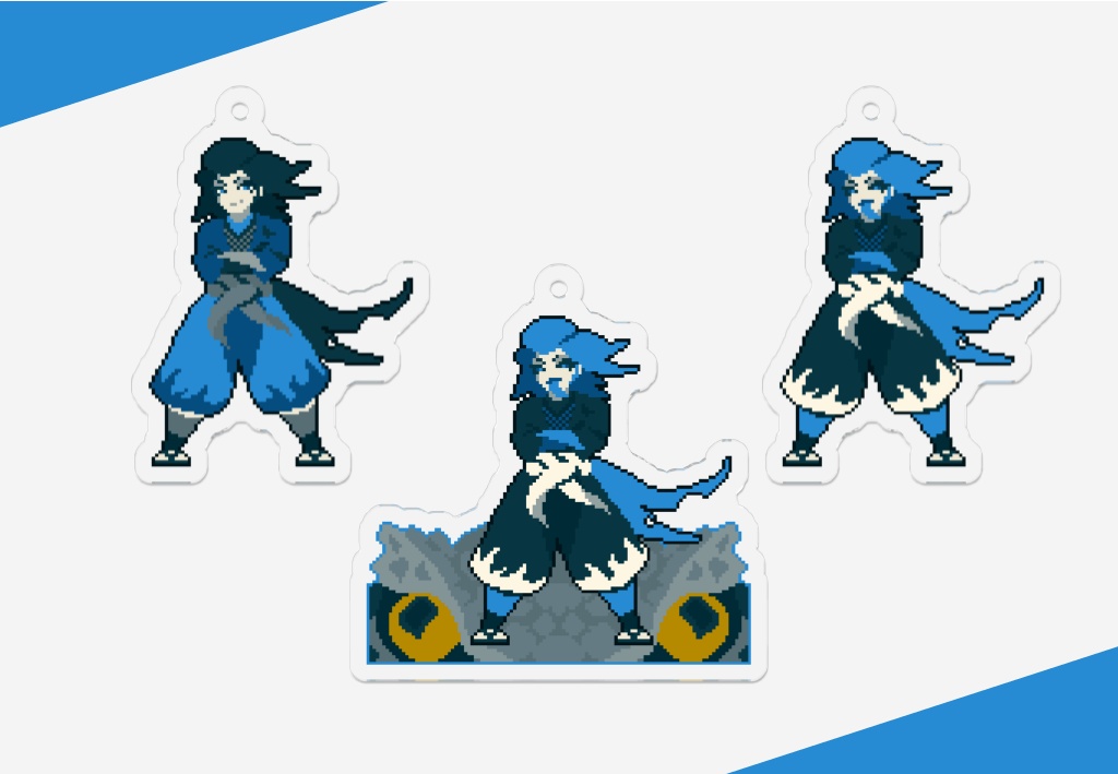 藍の義賊 アクリルキーホルダー