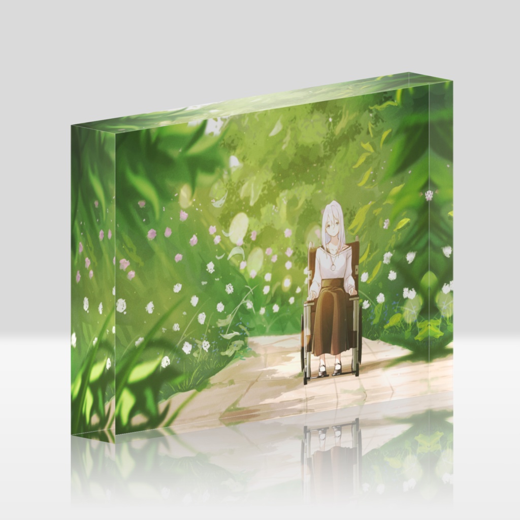 生花/アクリルブロック