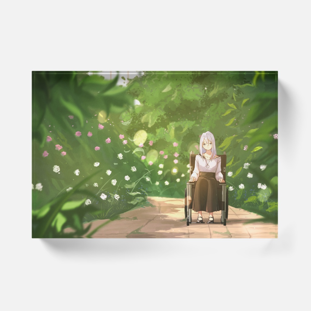 生花/アクリルブロック