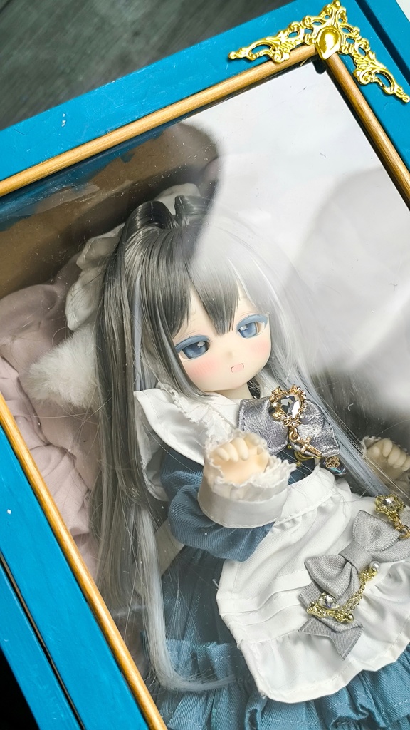 🗝️『おやすみボックス』 1/6Tinyfoxドール向けケース 　コレクションケース 家具