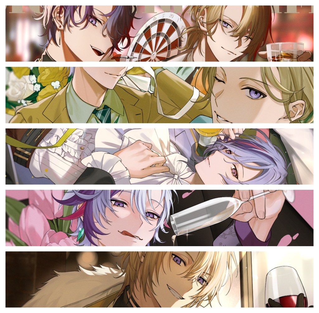 【非公式】ポストカードブック『酔宵』