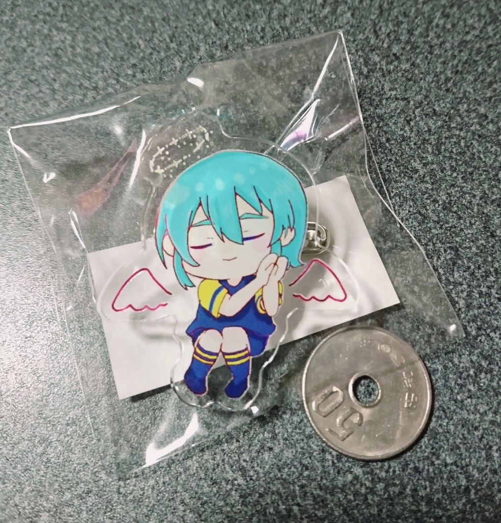 早乙女アクリルバッジ (ピクシブさん制作)