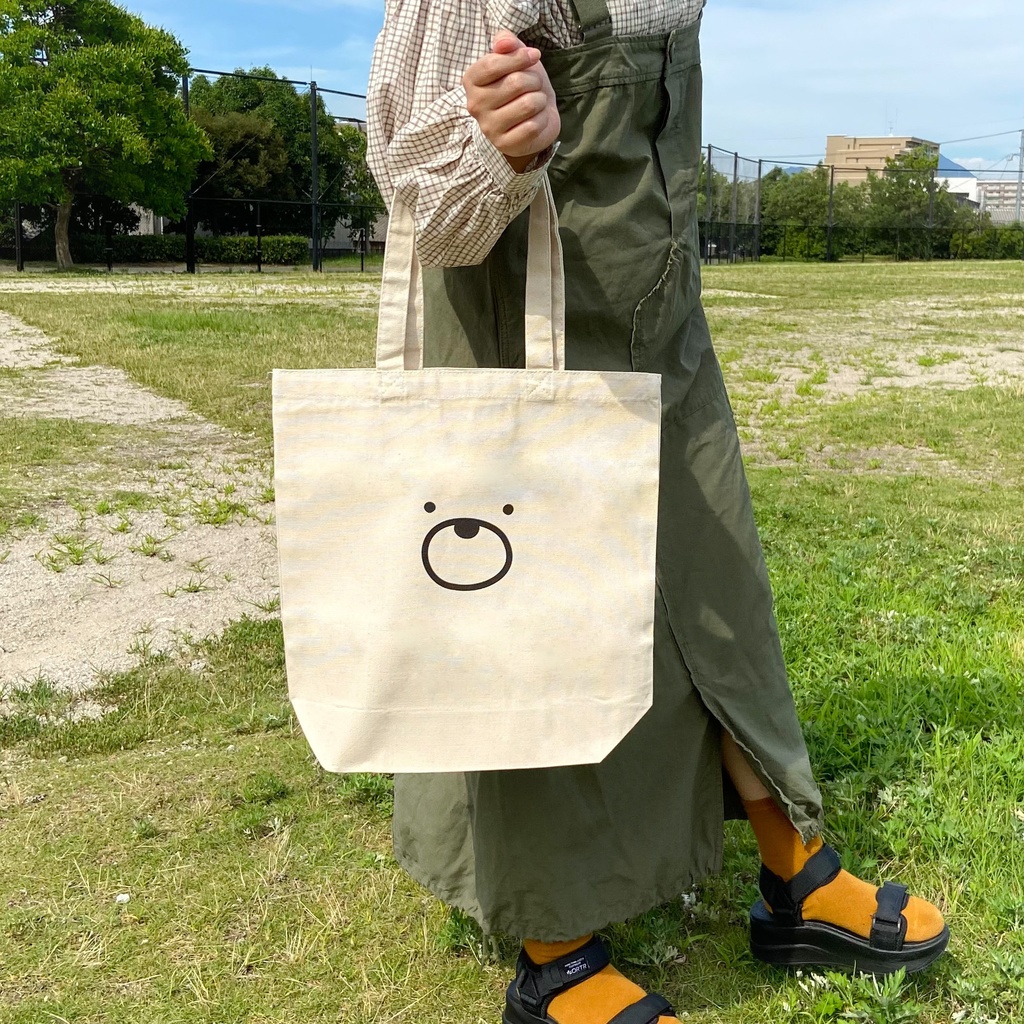 トートバッグ（くまのかお）