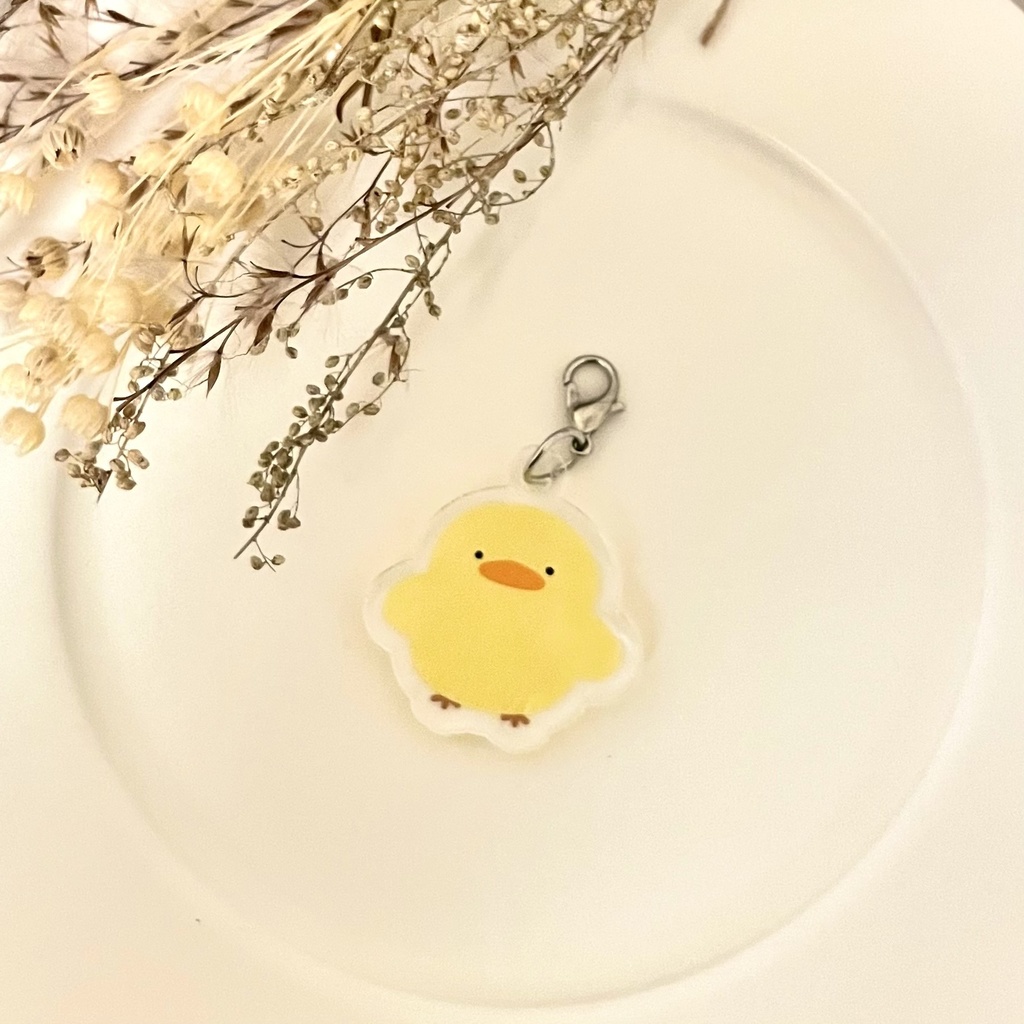 ぴよのミニミニアクリルチャーム