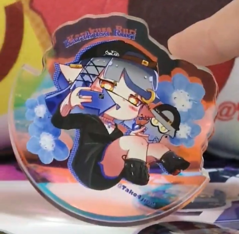 アクリルブロック (ルリ)