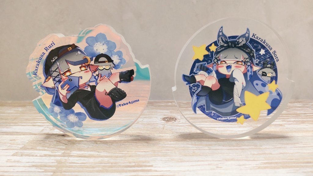 アクリルブロック（ルリ＆ソラ）