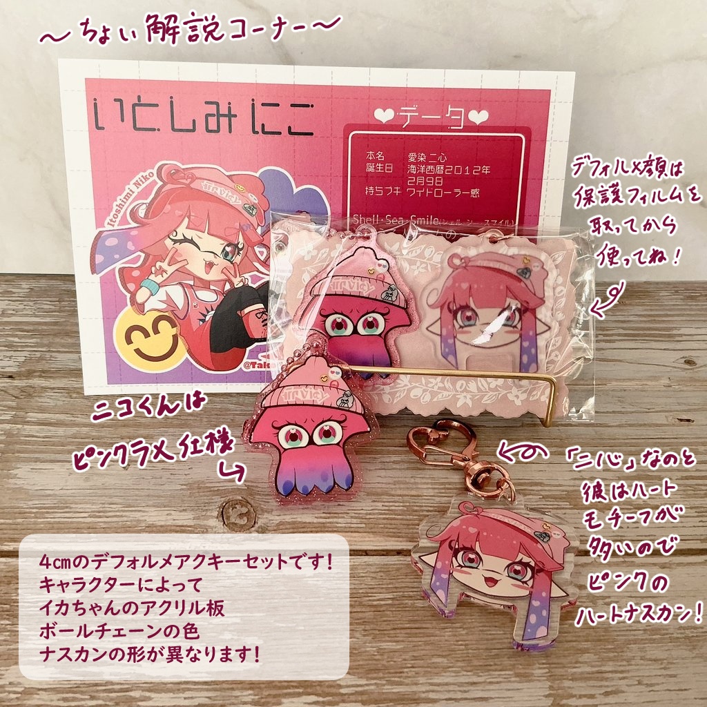 アクキーセット(ルリ&ソラ&ニコ)