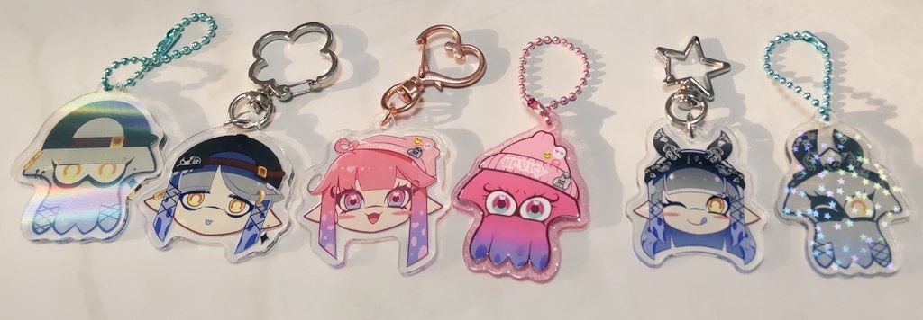 アクキーセット（ルリ＆ソラ＆ニコ）