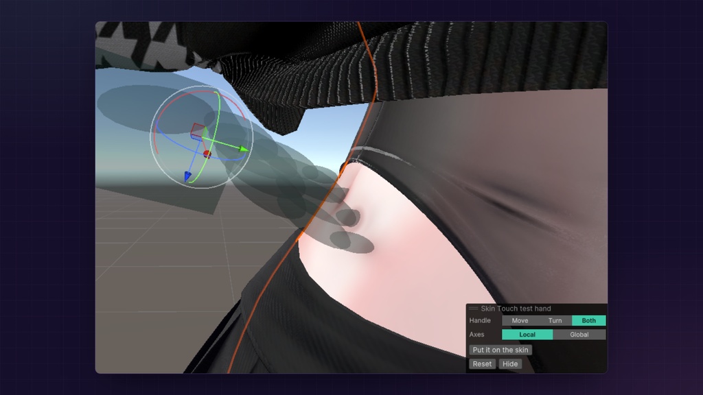 【FREE】Skin Touch for Poiyomi Toon/Pro, VRChat