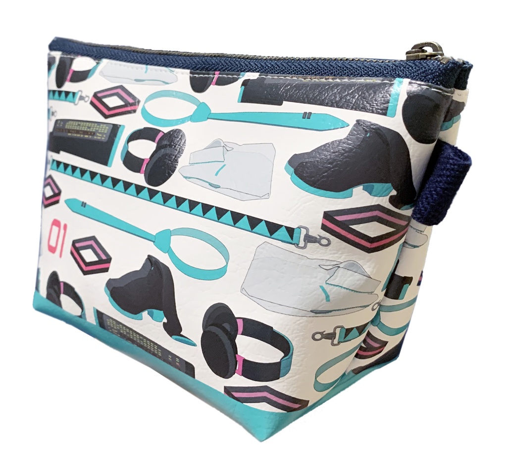 【三角ポーチ】ミクの要素